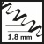 Погружное пильное полотно BIM AIZ 65 BSB Hard Wood 40 x 65 mm 2608662031